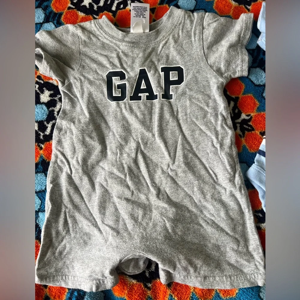 Gap Onesie Shorts & onesie top stripes cotton Baby Boys